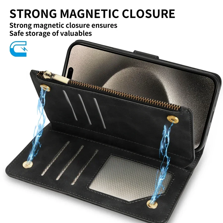 Étui portefeuille en cuir à ra - Tech Accessories Iphone avis et prix