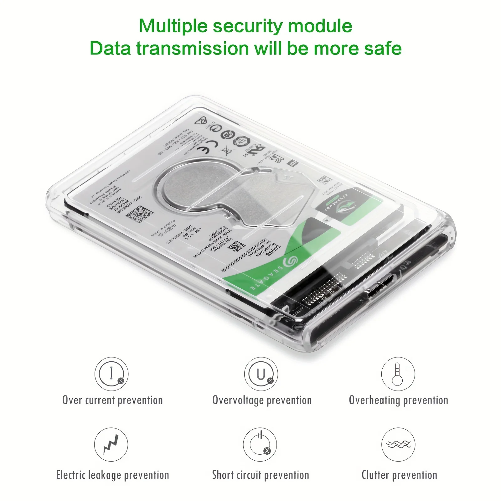 Boîtier transparent pour disqu - Portable Ssd Enclosure avis et prix