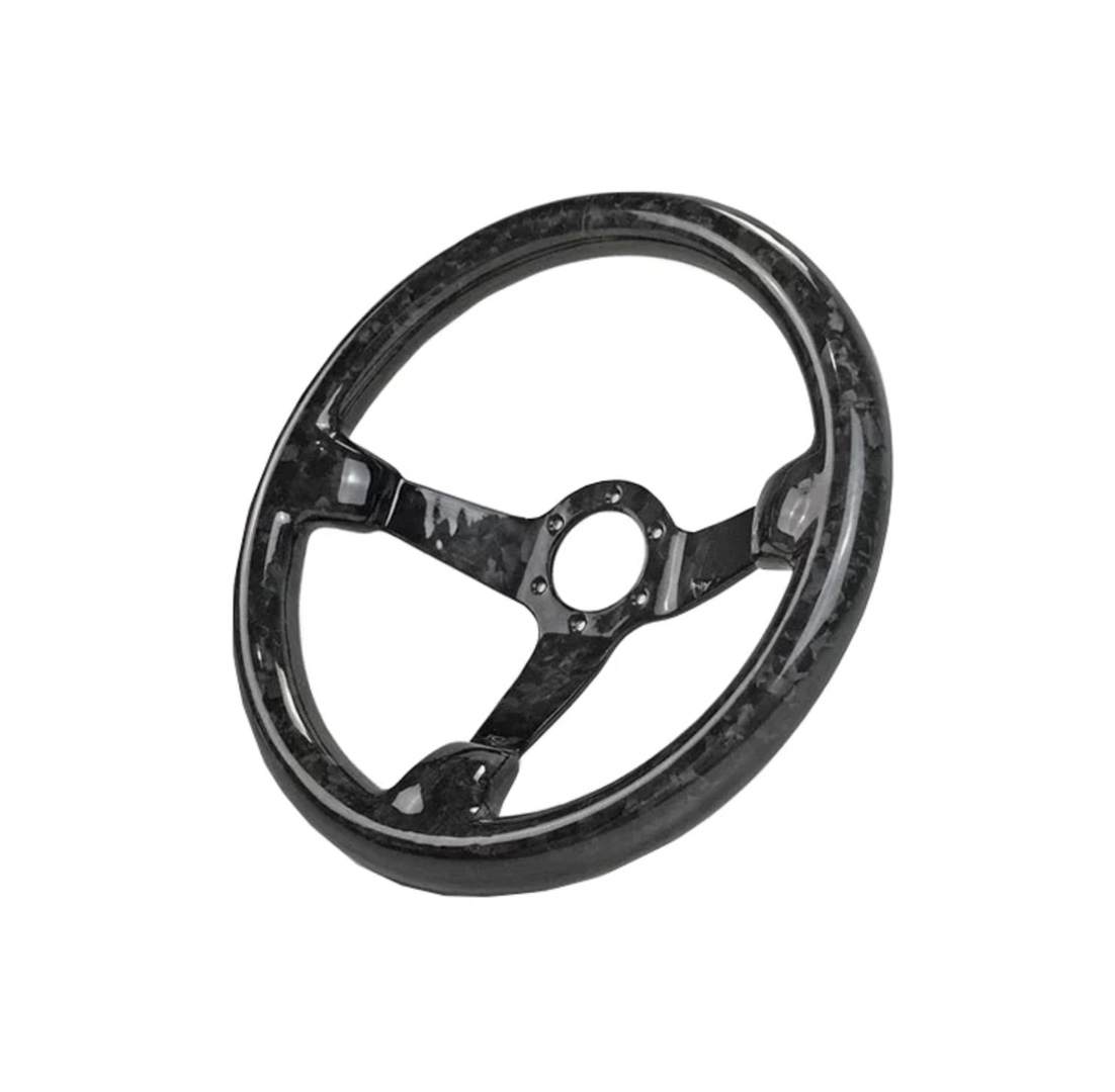 Volant de voiture en fibre de  - Tech Accessories Business avis et prix
