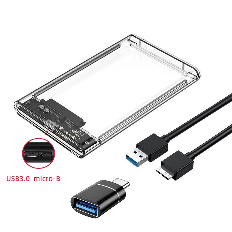 Boîtier transparent pour disqu - Portable Ssd Enclosure avis et prix