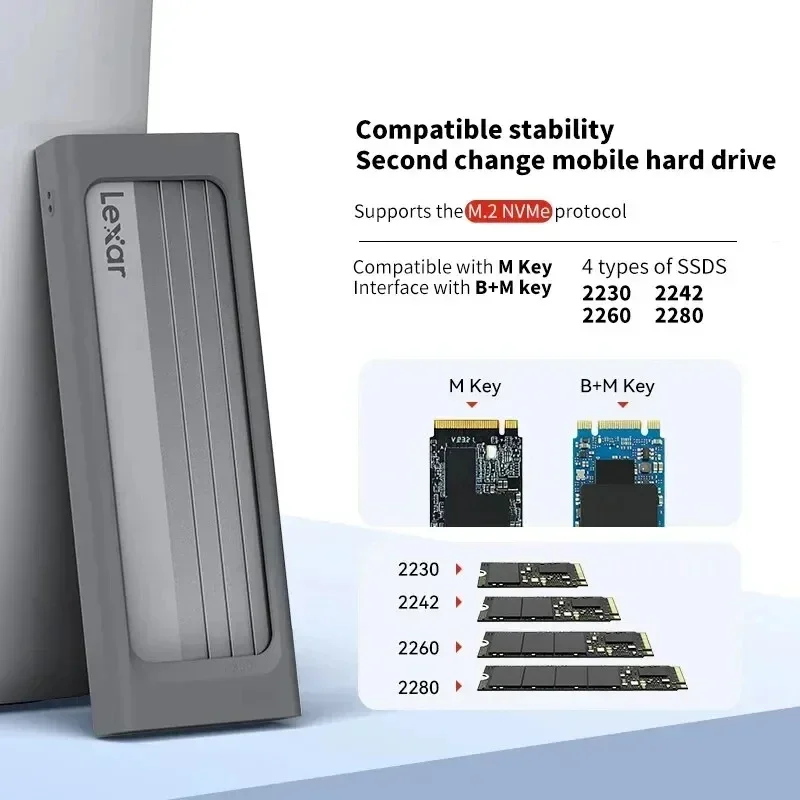 Boîtier SSD M.2 NVMe USB3.2 Ge - Portable Ssd Enclosure avis et prix