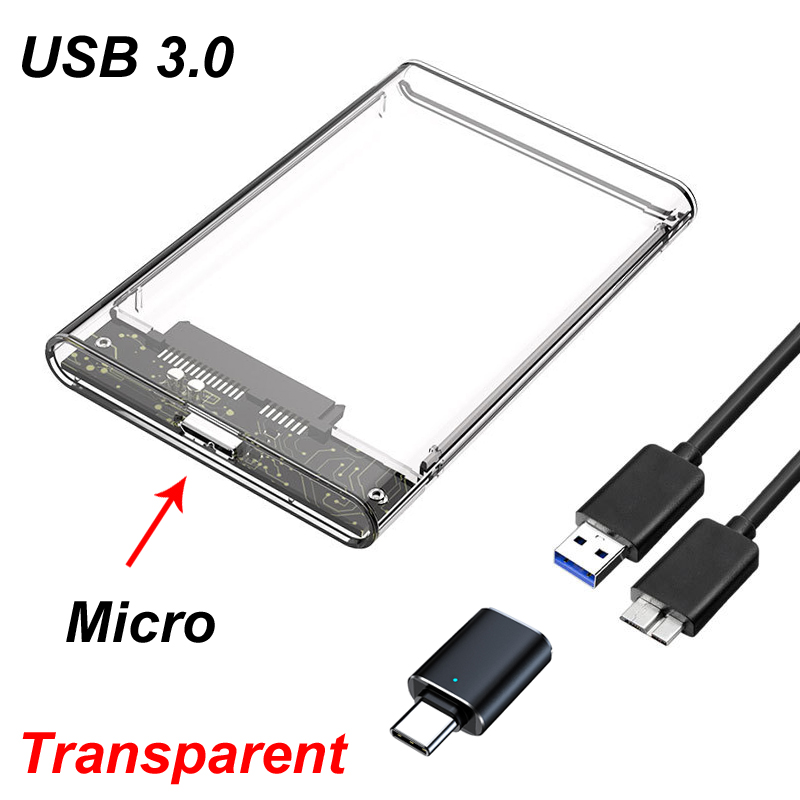 Boîtier transparent pour disqu - Portable Ssd Enclosure avis et prix