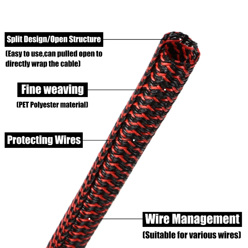 Gaine de câble tressée en PET  - Cable Sleeve Neoprene avis et prix